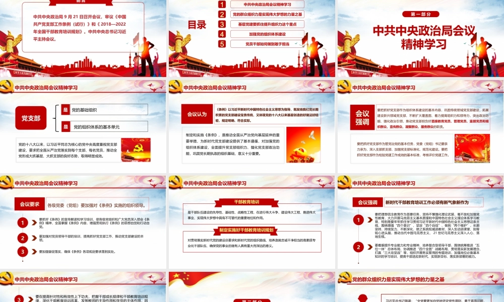202×年党支部学习材料