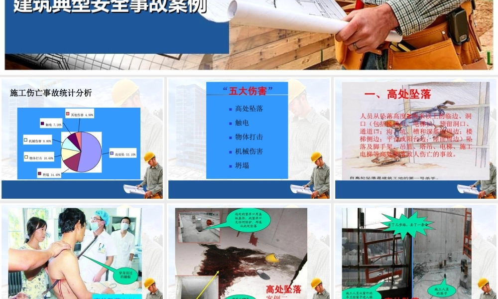 【2019年整理】施工现场典型安全事故案例