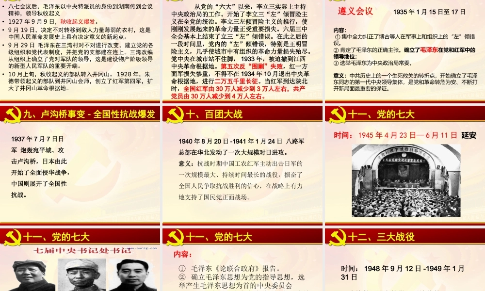 中国共产党的发展史(图文)