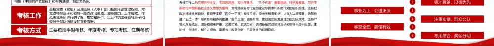 党建党课2019年党政领导干部考核工作条例ppt