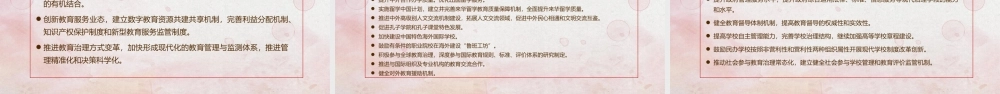 红色党政党建党课模板中国教育现代化2035学习ppt课件