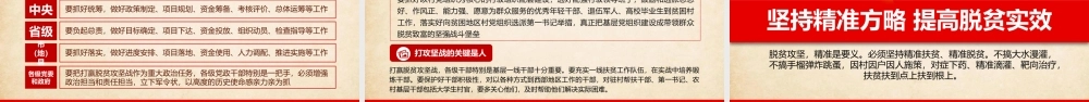 党建学习解读扶贫论述摘编打赢脱贫攻坚战党课ppt党课课件