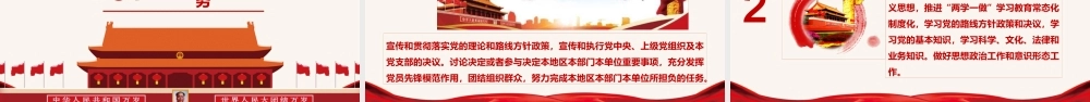 中国共产党支部工作条例（试行）培训课件.pptx