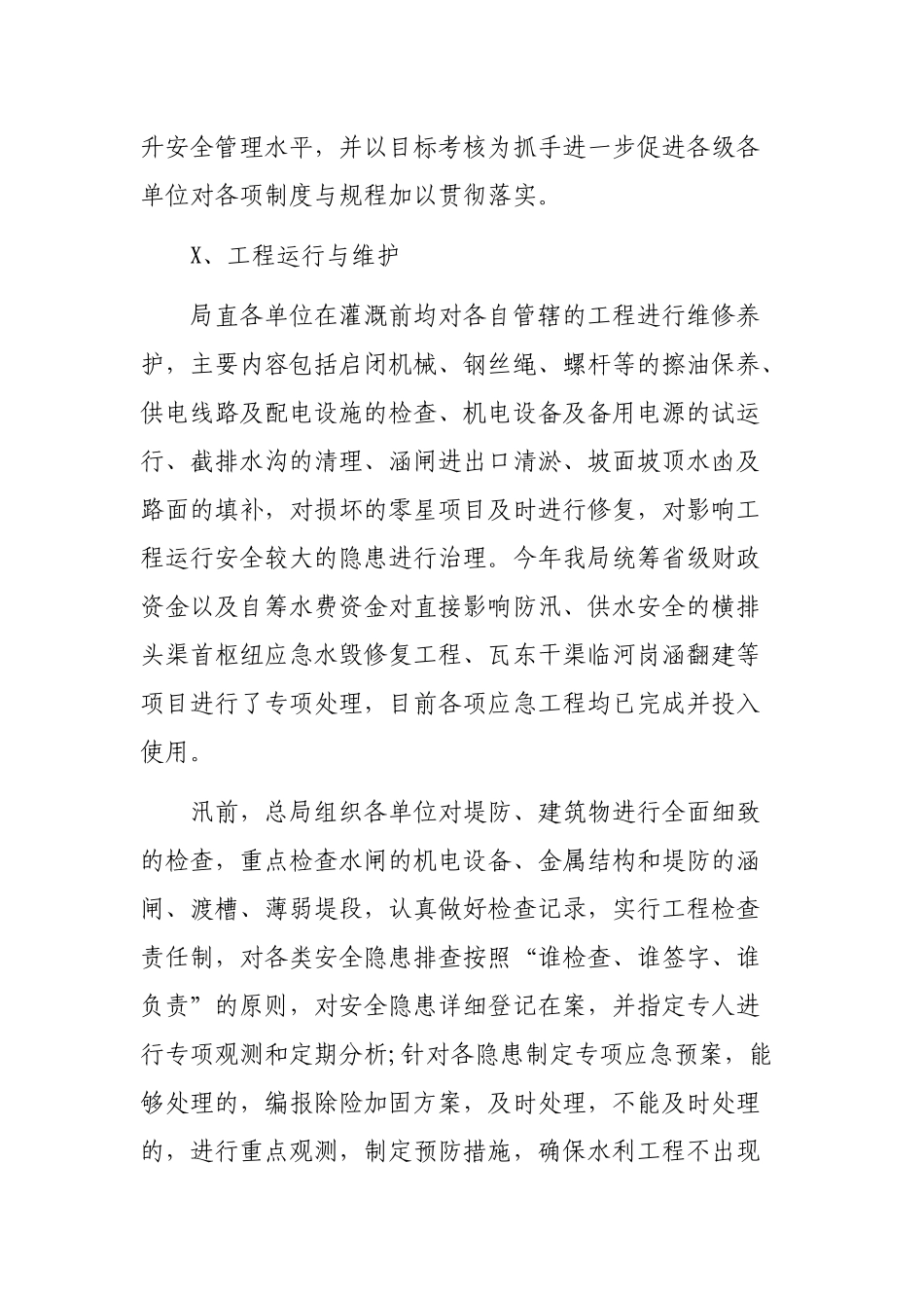 水利局汛期水利安全生产大检查工作总结.docx_第2页