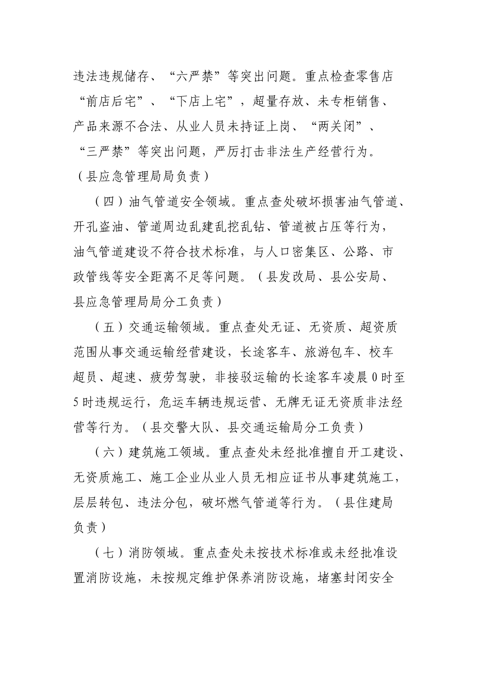 应急管理局安全生产集中执法行动工作方案.docx_第3页