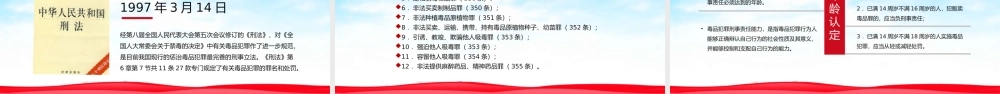 红色党政宣传告诫禁毒宣传卡通宣传ppt.pptx