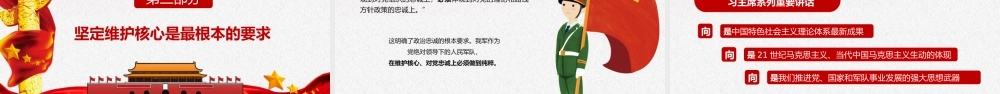八一建军节党员教育微党课PPT模板.pptx