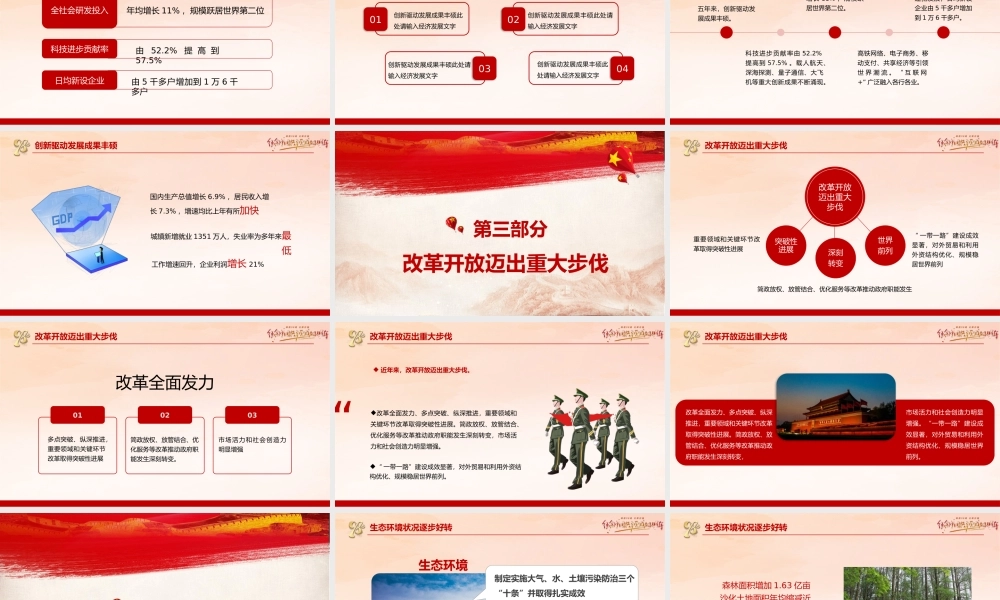 我的祖国喜迎建党98周年PPT模板.pptx