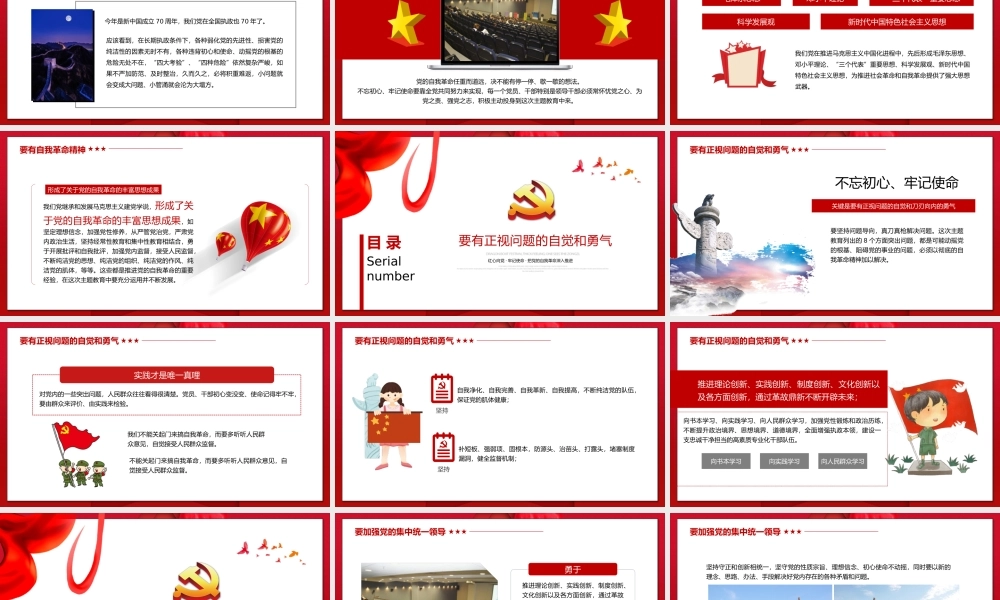贯彻落实把党的自我革命推向深入PPT模板.pptx