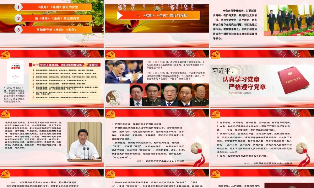准则条例学习辅导.ppt
