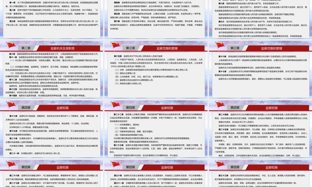 《中华人民共和国监察法》课件