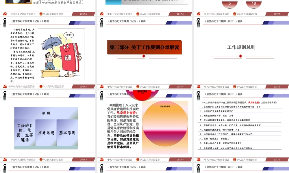 中国共产党纪律检查机关监督执纪工作规则.pptx