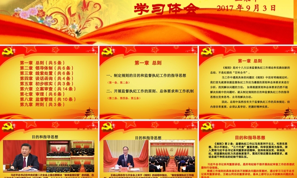 工作实务：监督执纪工作规则课件