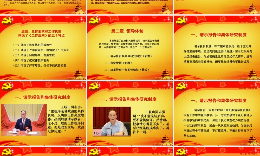 工作实务：监督执纪工作规则课件