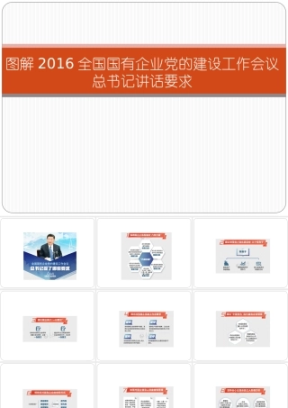 图解2016全国国有企业党的建设工作会议总书记讲话要求.