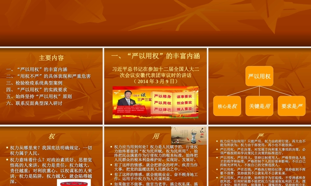 守纪律讲规矩严用权.ppt