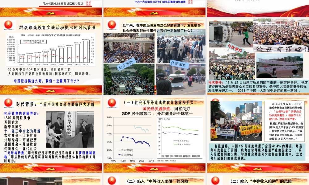 党的群众路线教育实践活动课件