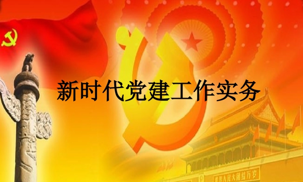 2新时代党建工作实务.ppt