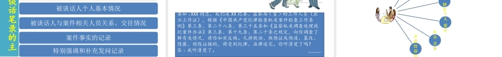 【经典课件】如何做好谈话笔录