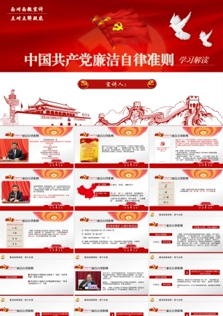 中国共产党廉洁自律准则解读