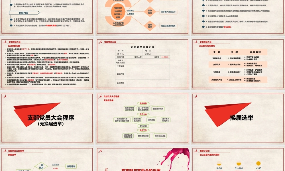 党支部“三会一课”及发展党员工作终