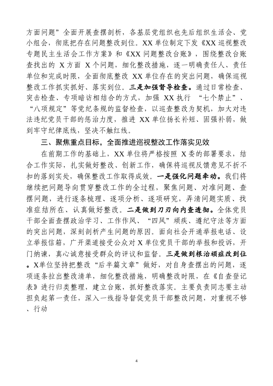巡视整改工作推进情况汇报【非常经典】_第3页
