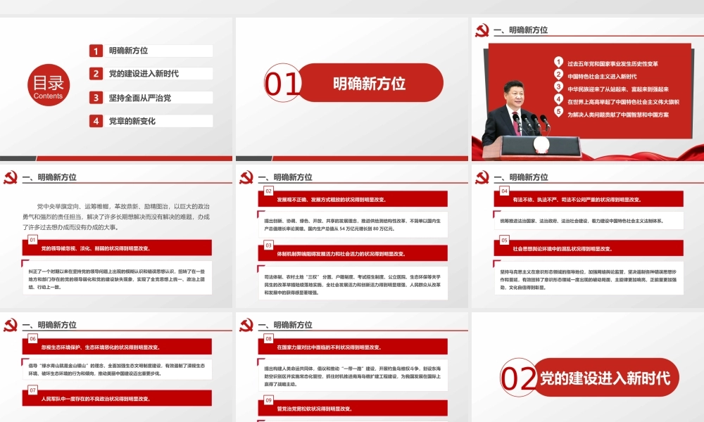 【经典课件】党课课件新时代党的建设ppt