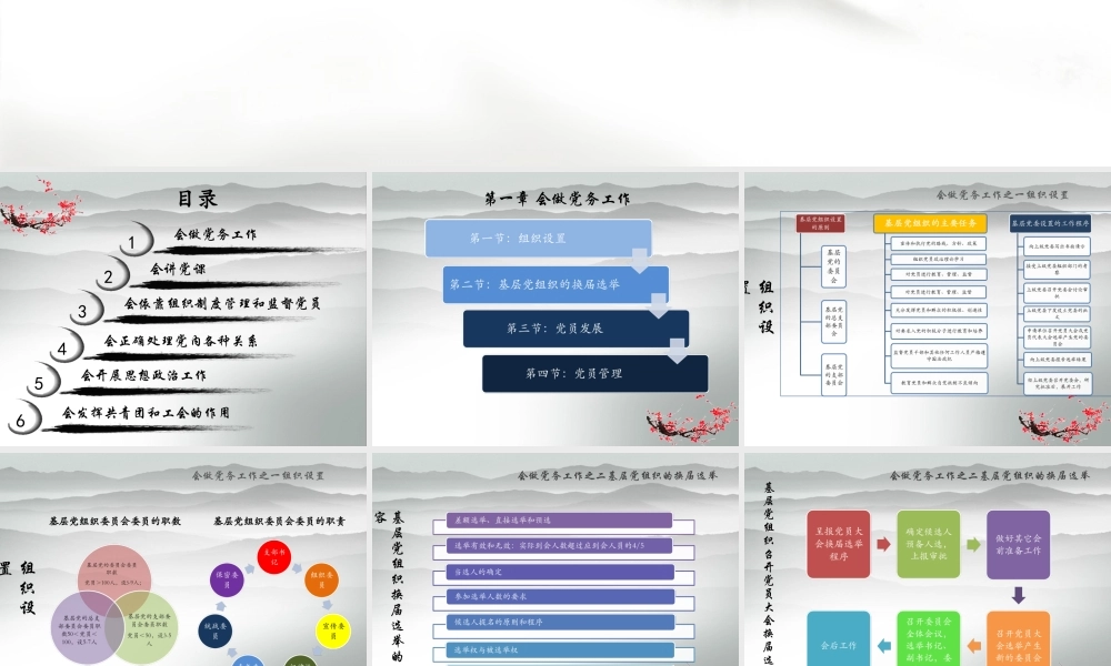 党支部书记六会手册