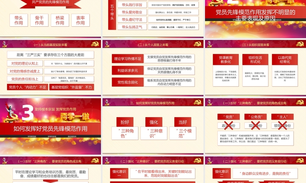 坚持根本宗旨 发挥党员作用