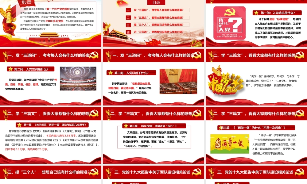 树立共产党员应有的样子
