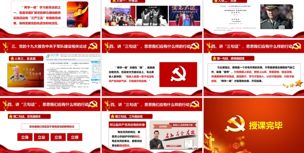 树立共产党员应有的样子