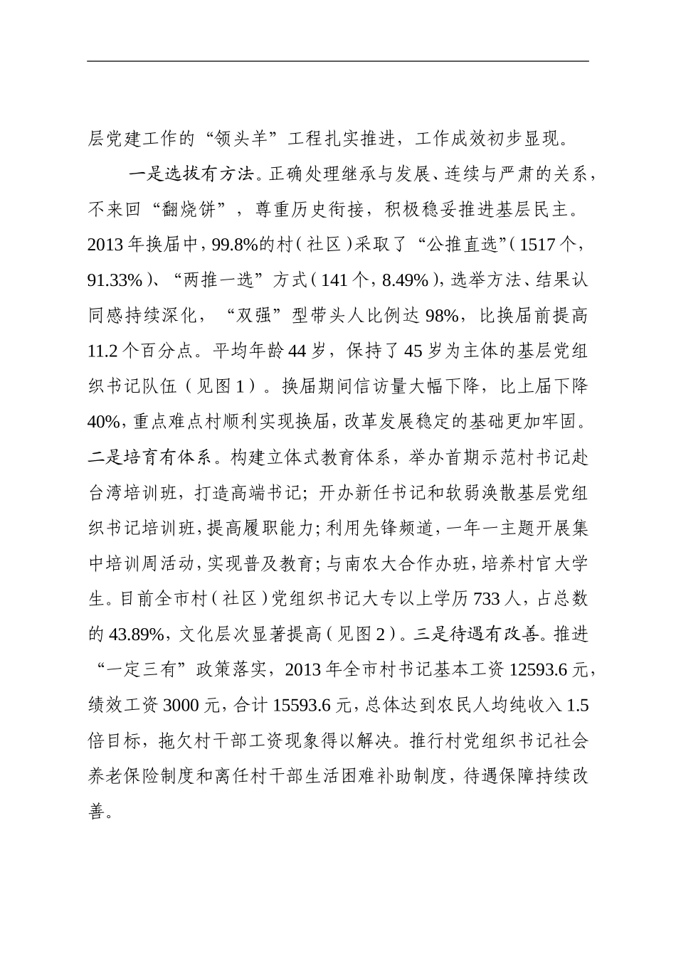 （精品材料）关于如何选优配强村（社区）党组织书记的调研报告_第2页