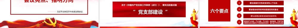 中国共产党支部工作条例课件