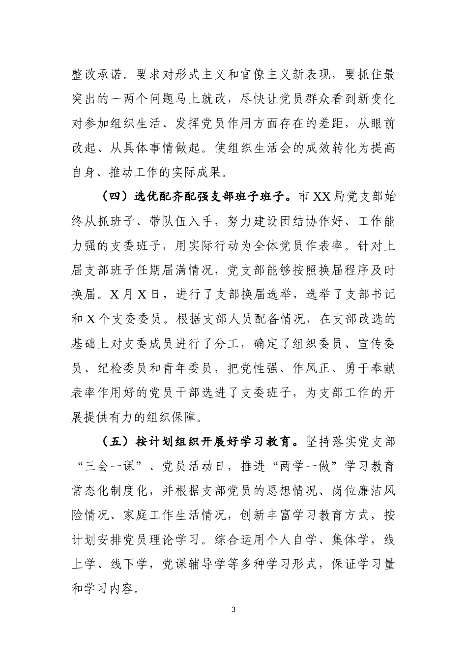 202×年党支部党建工作总结（9篇）_第3页