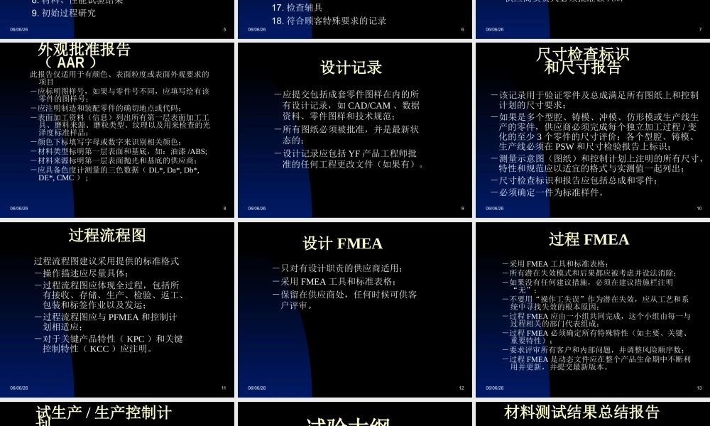 PPAP专题培训讲座.ppt
