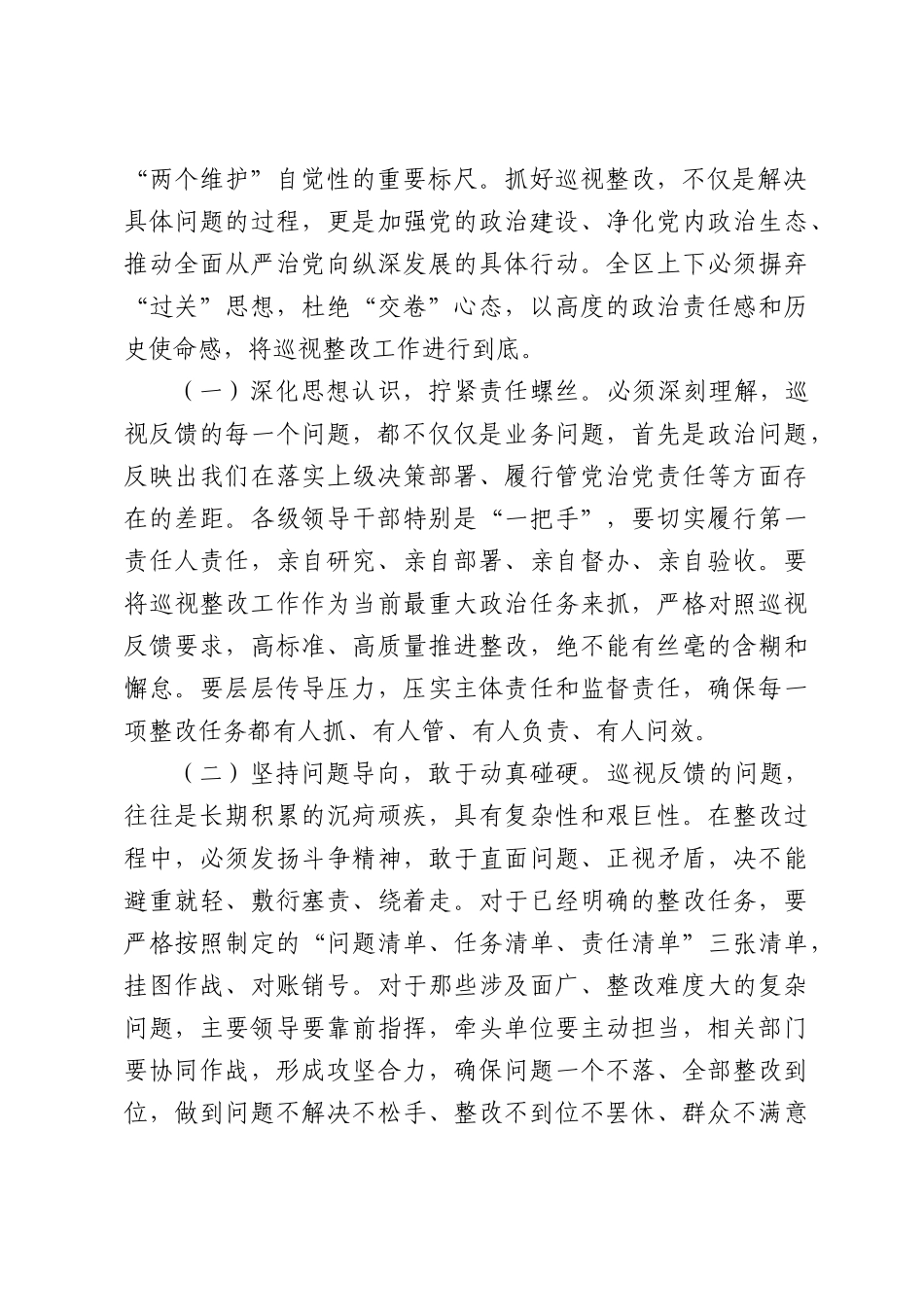 在2026年巡视整改工作领导小组会议上的讲话提纲.docx_第2页