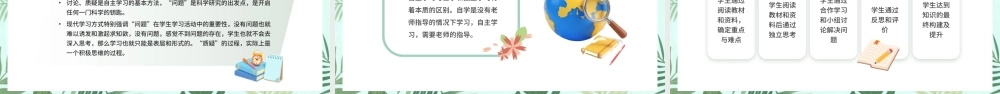 绿色清新风高效课堂教学方法培训.pptx