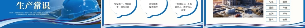 蓝色简约安全生产月 .pptx