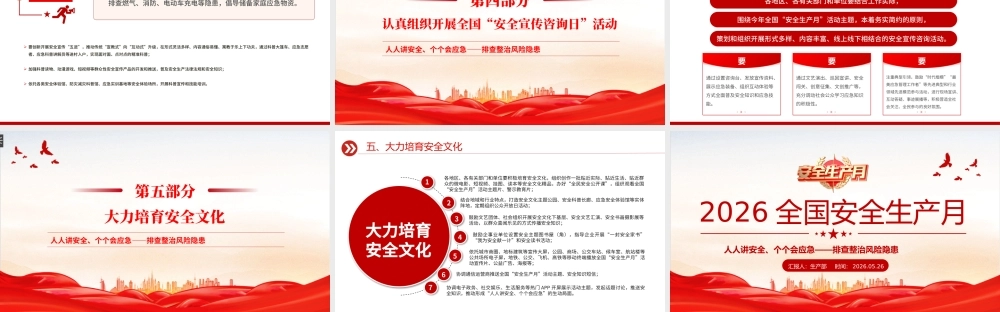 PPT：2026年6月全国安全生产月安全生产知识教育培训课件.pptx