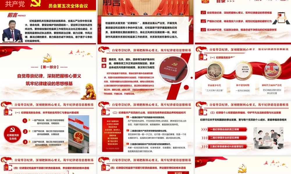PPT：尊崇纪律 做忠诚干净担当的纪检监察干部.pptx