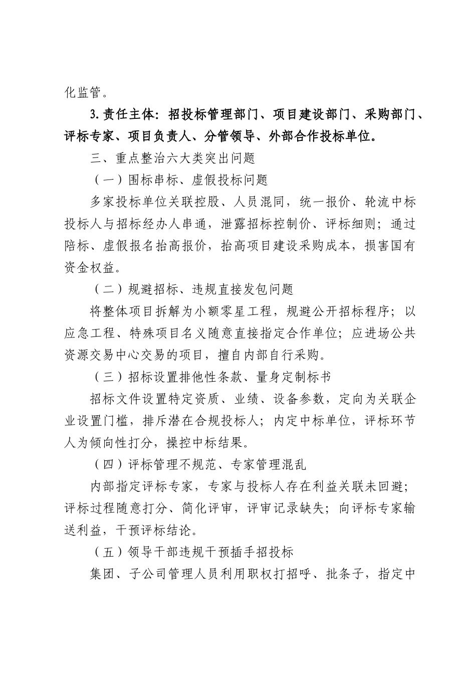 集团有限公司关于开展招投标领域突出问题专项整治工作的通知.docx_第2页