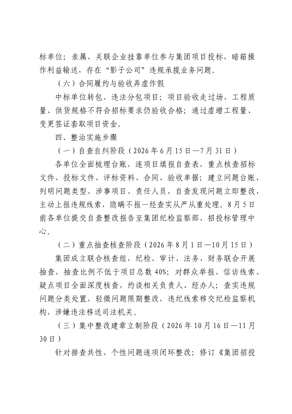 集团有限公司关于开展招投标领域突出问题专项整治工作的通知.docx_第3页