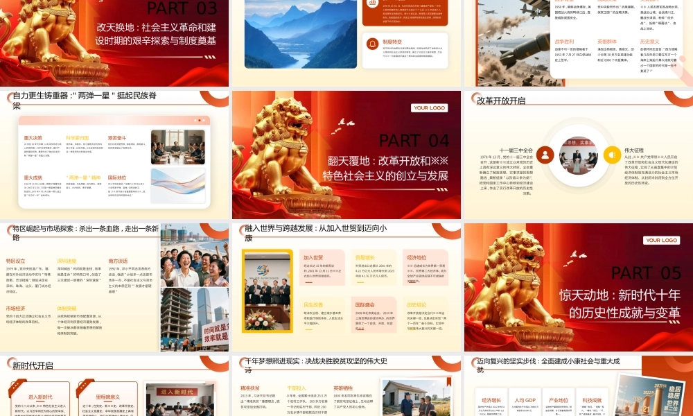 PPT：从苦难辉煌中汲取奋进力量——学习党的光辉历程与伟大成就.pptx
