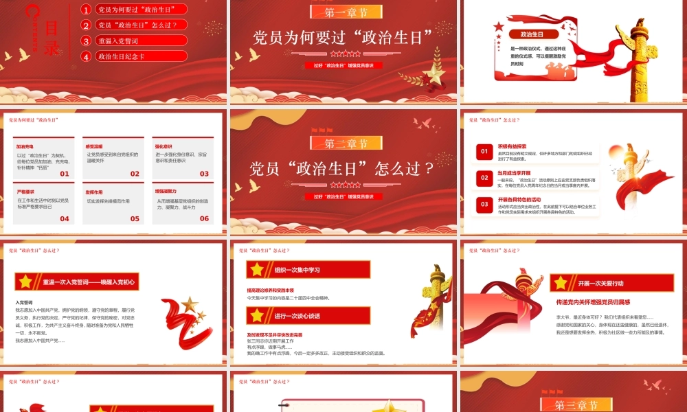 PPT：过好“政治生日”牢记初心使命.pptx