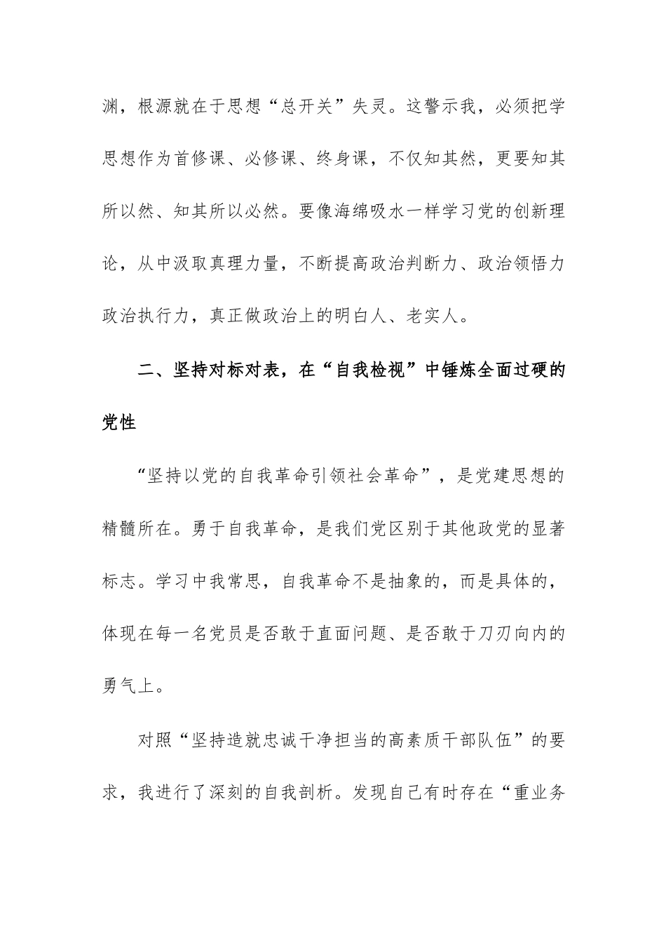 2026年深入学习贯彻习近平总书记关于党的建设的重要思想研讨发言范文稿——深学细悟淬思想实干笃行显担当.docx_第3页