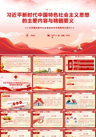 PPT：习总书记新时代中国特色社会主义思想主要内容与精髓要义.pptx