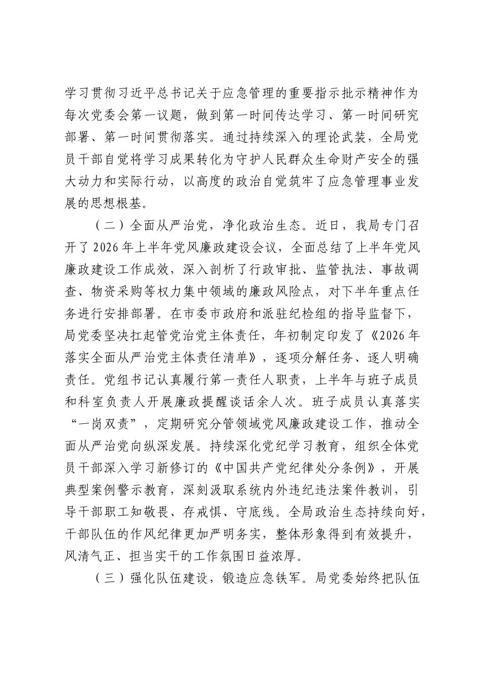 市应急管理局2026年上半年工作总结.docx_第2页