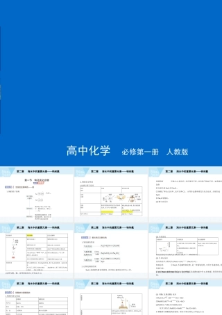 第二章海水中的重要元素——钠和氯第一节　钠及其化合物.pptx