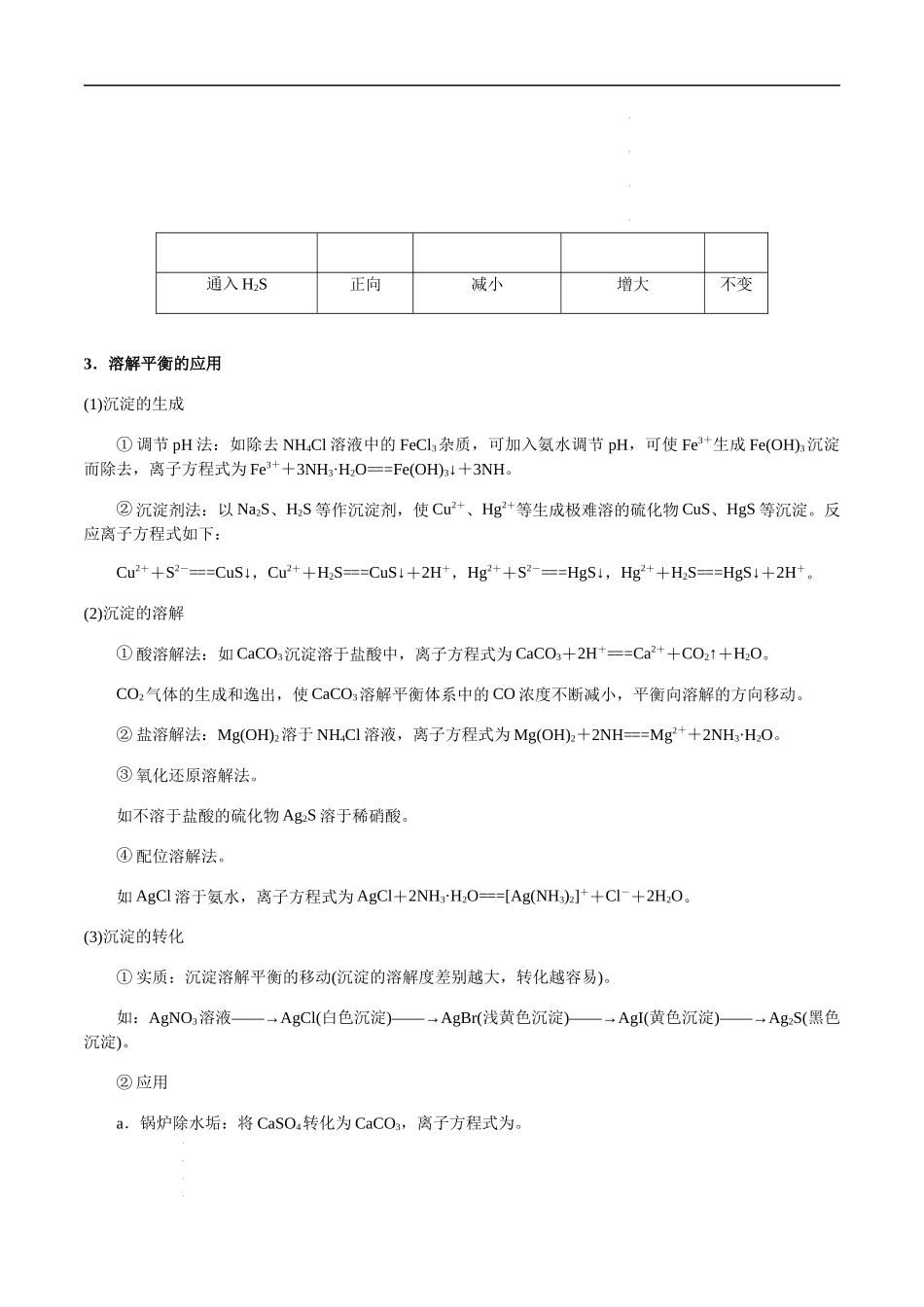 第42讲 难溶电解质的溶解平衡（解析版） 高考化学【一轮·夯实基础】复习精讲精练.docx_第3页