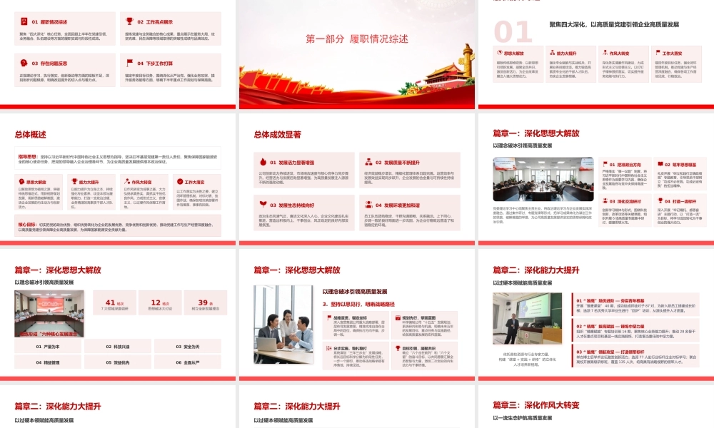 PPT：国有企业党委书记2026年上半年抓基层党建工作述职报告.pptx